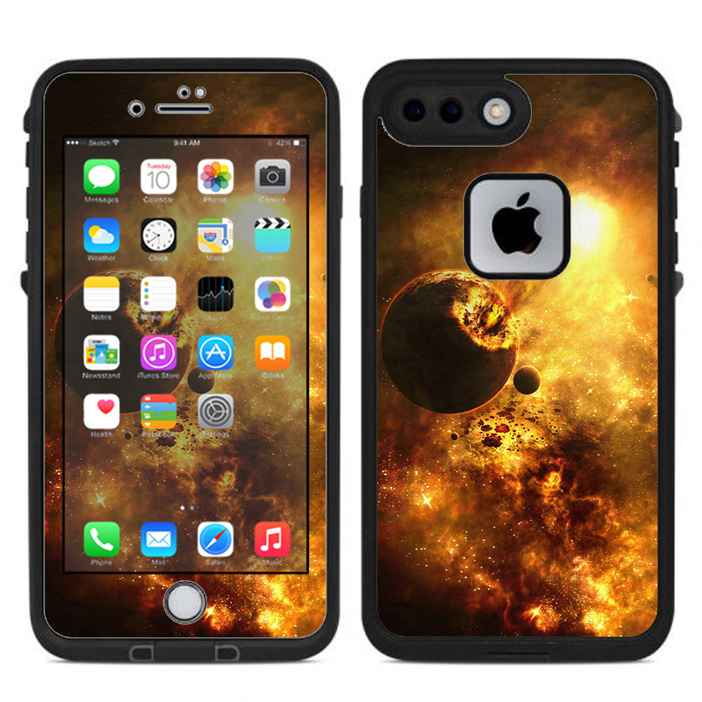  Atomic Clouds Space Planet Lifeproof Fre iPhone 7 Plus or iPhone 8 Plus Skin