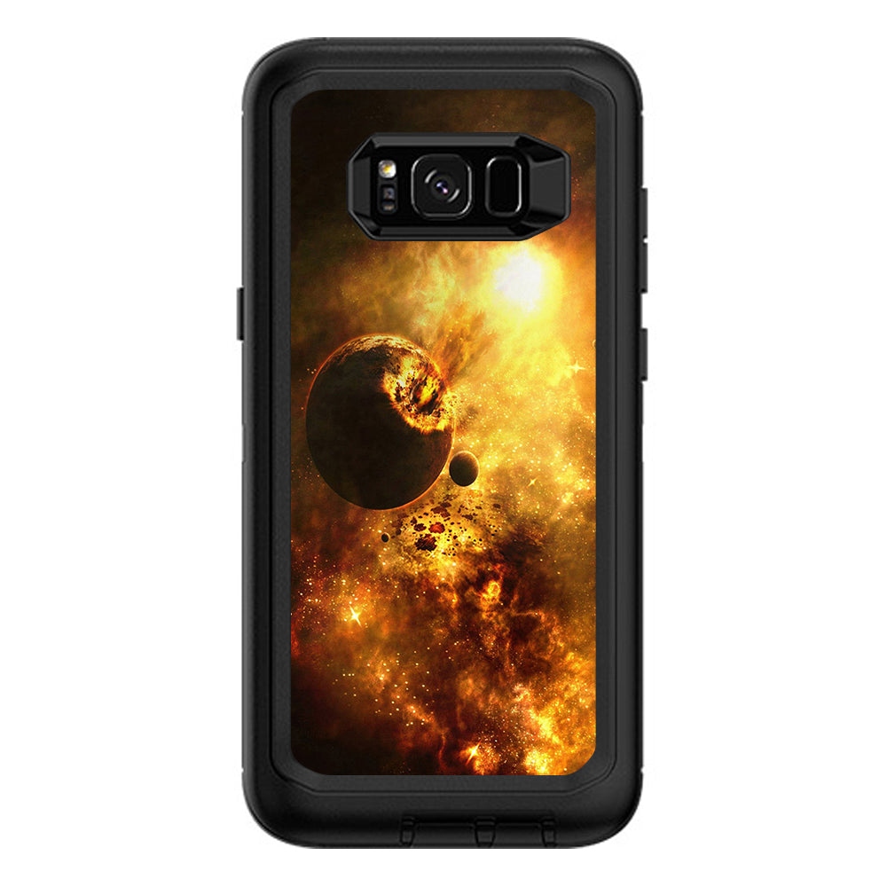  Atomic Clouds Space Planet Otterbox Defender Samsung Galaxy S8 Plus Skin