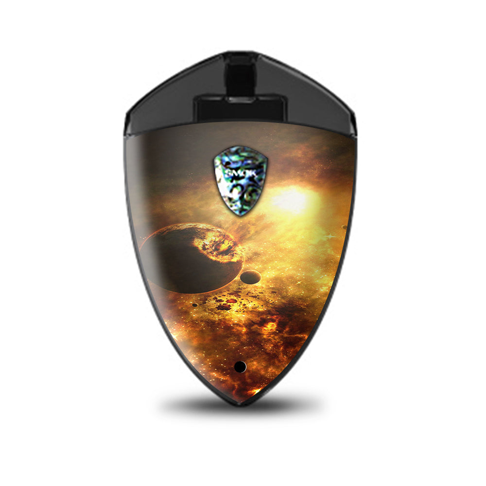  Atomic Clouds Space Planet Smok Rolo Badge Skin
