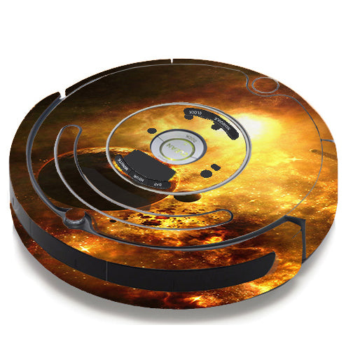  Atomic Clouds Space Planet iRobot Roomba 650/655 Skin