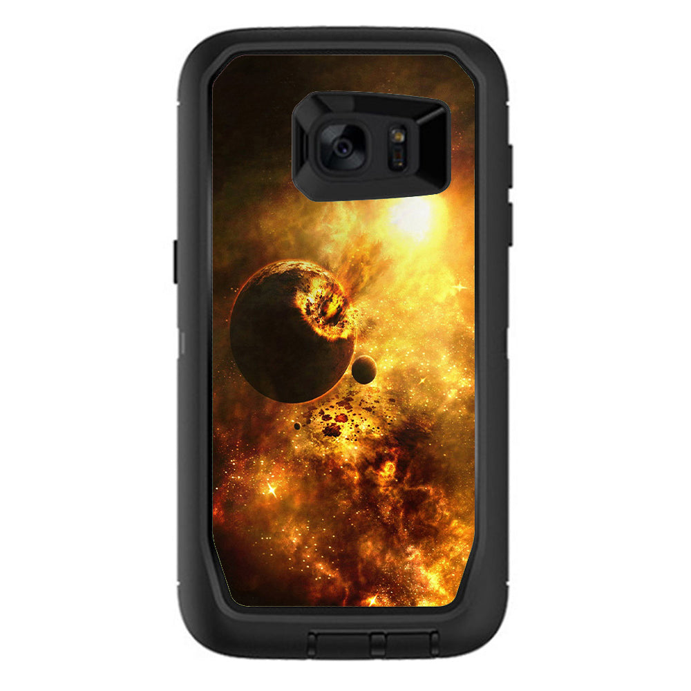 Atomic Clouds Space Planet Otterbox Defender Samsung Galaxy S7 Edge Skin