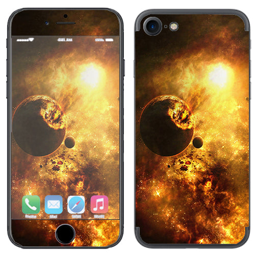  Atomic Clouds Space Planet Apple iPhone 7 or iPhone 8 Skin
