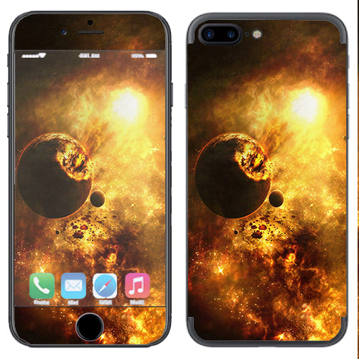  Atomic Clouds Space Planet Apple  iPhone 7+ Plus / iPhone 8+ Plus Skin
