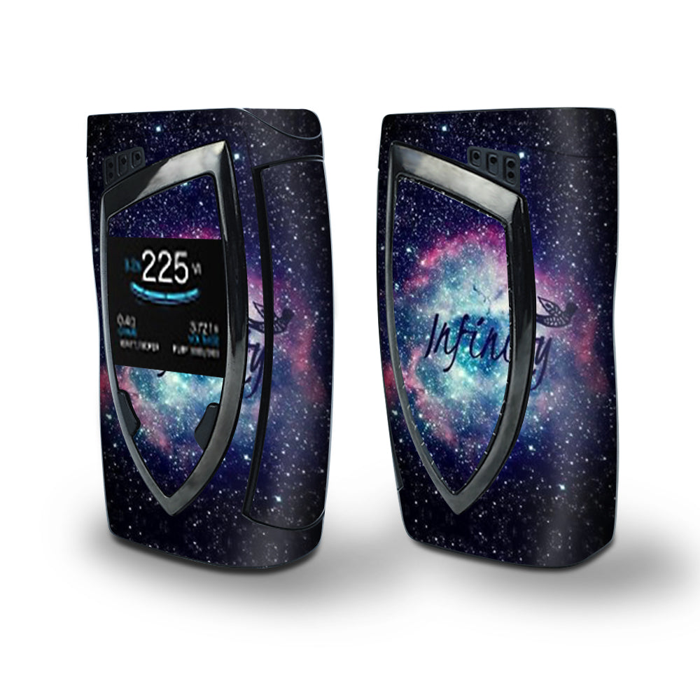 Skin Decal Vinyl Wrap for Smok Devilkin Kit 225w Vape (includes TFV12 Prince Tank Skins) skins cover/ infinity galaxy