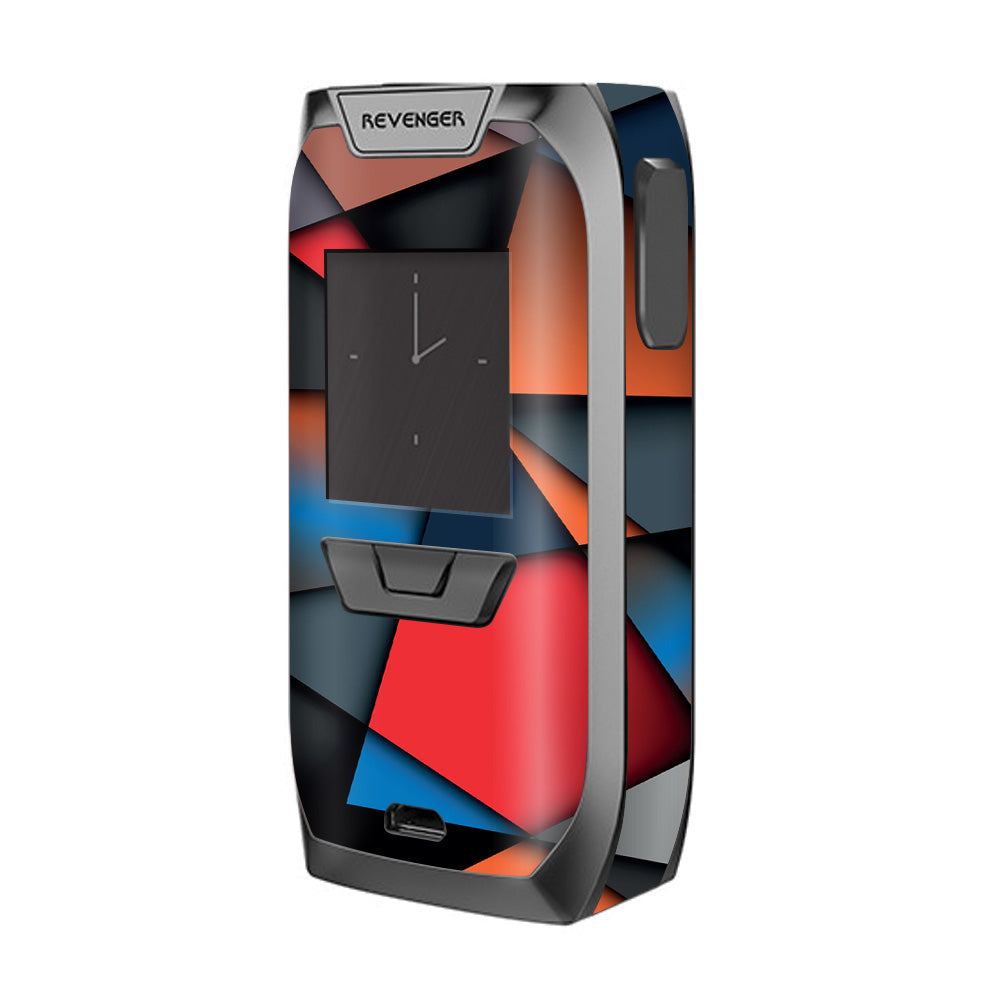  Colorful Stained Glass Vaporesso Revenger Skin