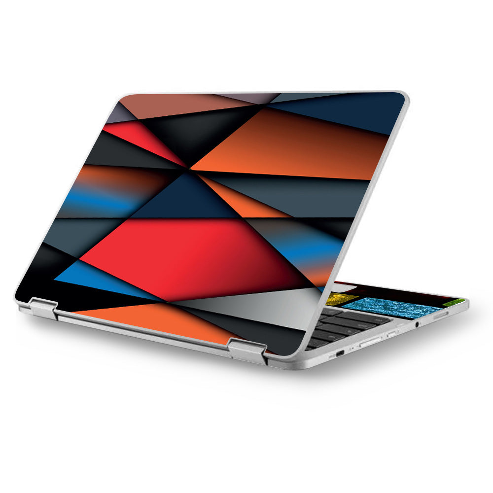  Colorful Stained Glass Asus Chromebook Flip 12.5" Skin