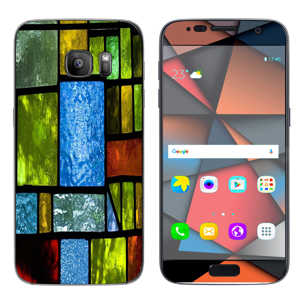  Colorful Stained Glass Samsung Galaxy S7 Skin