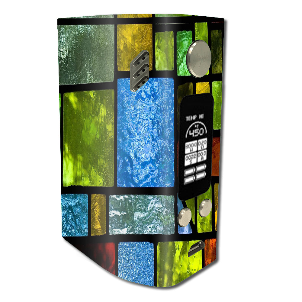  Colorful Stained Glass Wismec Reuleaux RX300 Skin