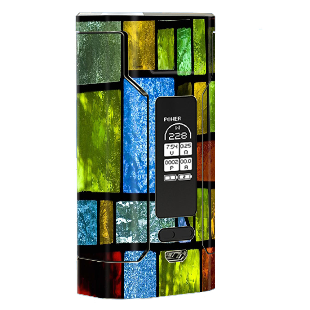  Colorful Stained Glass Wismec Predator 228 Skin