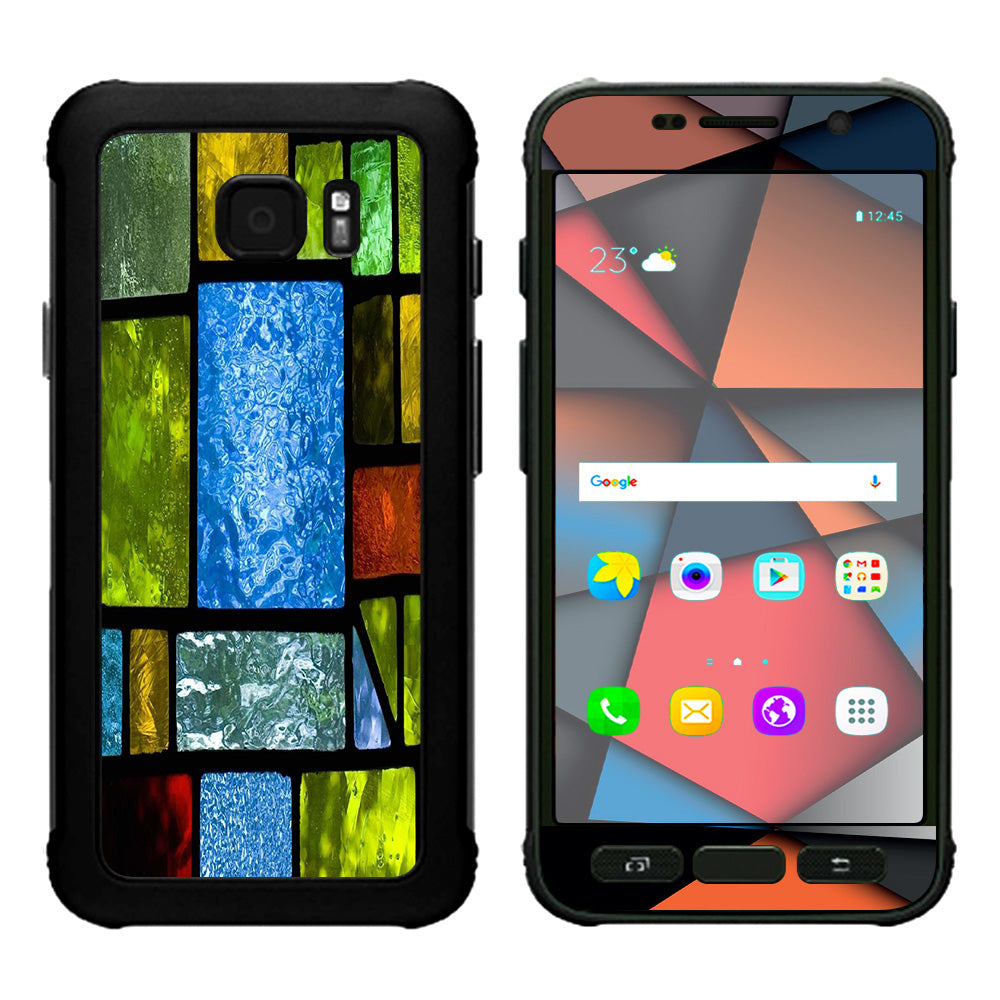  Colorful Stained Glass Samsung Galaxy S7 Active Skin