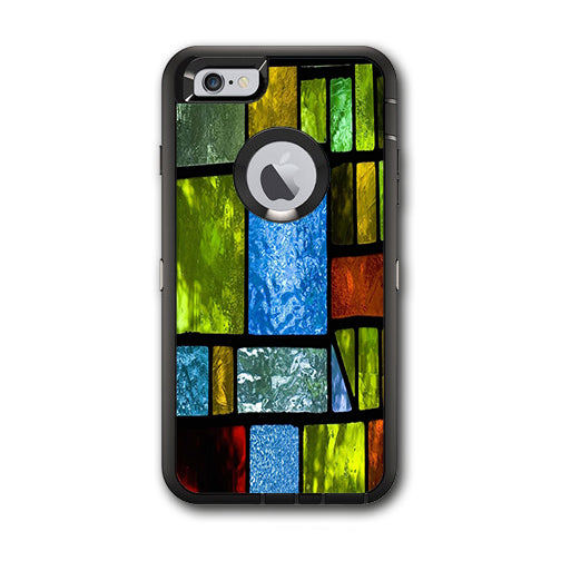  Colorful Stained Glass Otterbox Defender iPhone 6 PLUS Skin