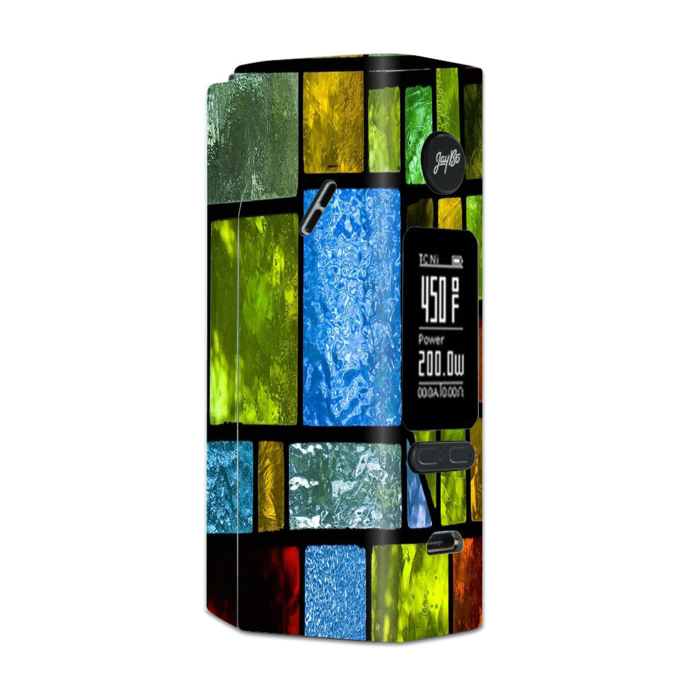  Colorful Stained Glass Wismec Reuleaux RX 2/3 combo kit Skin