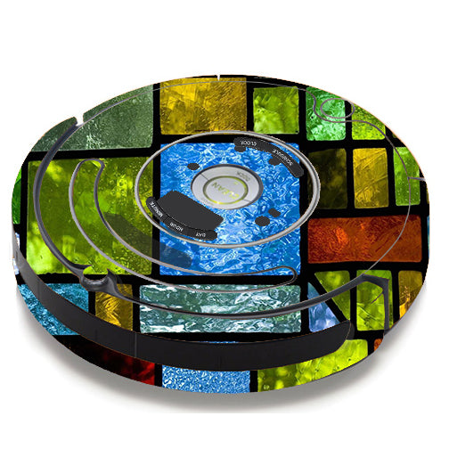 Colorful Stained Glass iRobot Roomba 650/655 Skin
