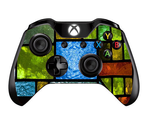  Colorful Stained Glass Microsoft Xbox One Controller Skin