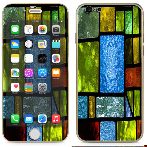 Colorful Stained Glass Apple 6 Skin