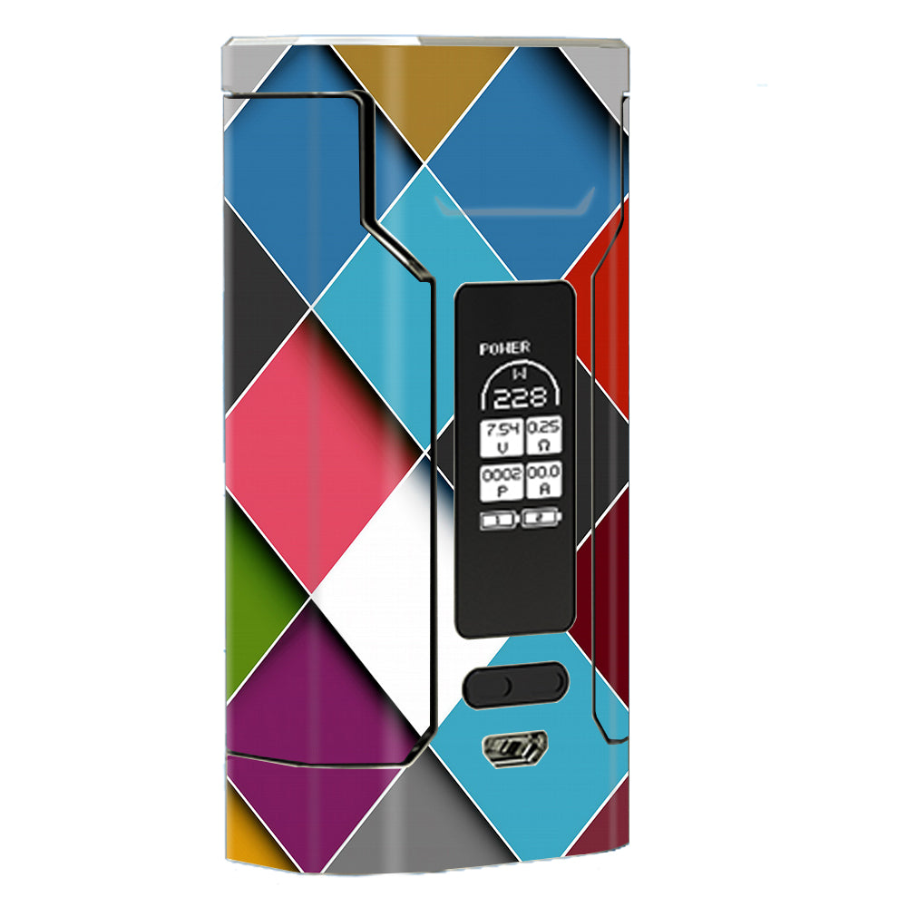  Colorful Geometry Pattern Wismec Predator 228 Skin