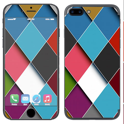  Colorful Geometry Pattern Apple  iPhone 7+ Plus / iPhone 8+ Plus Skin