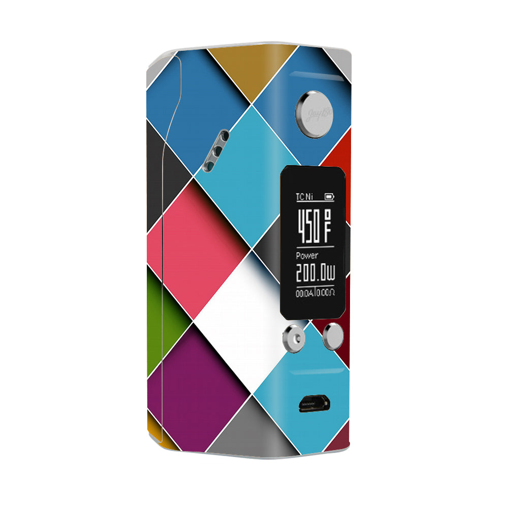  Colorful Geometry Pattern Wismec Reuleaux RX200S Skin