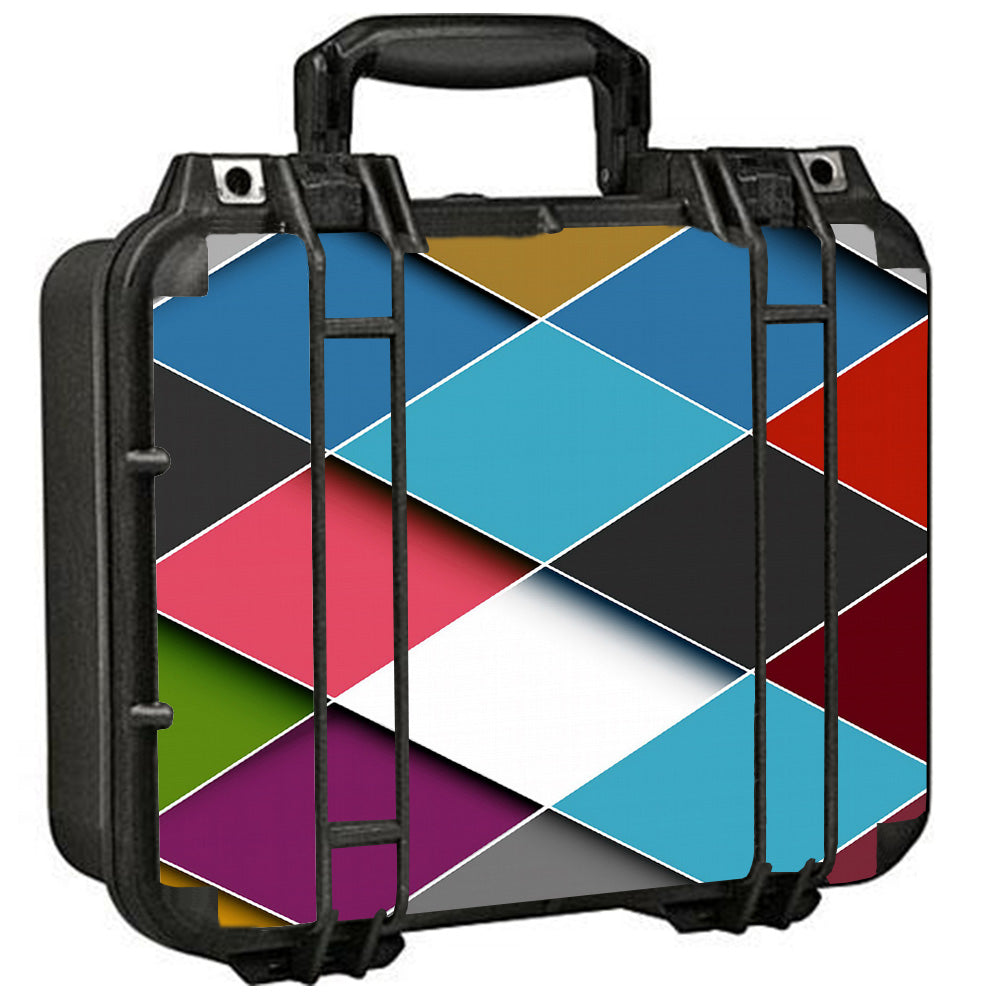  Colorful Geometry Pattern Pelican Case 1400 Skin