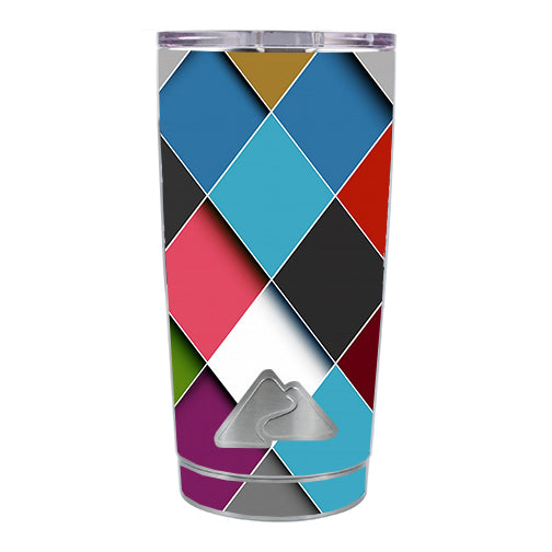  Colorful Geometry Pattern Ozark Trail 20oz Tumbler Skin