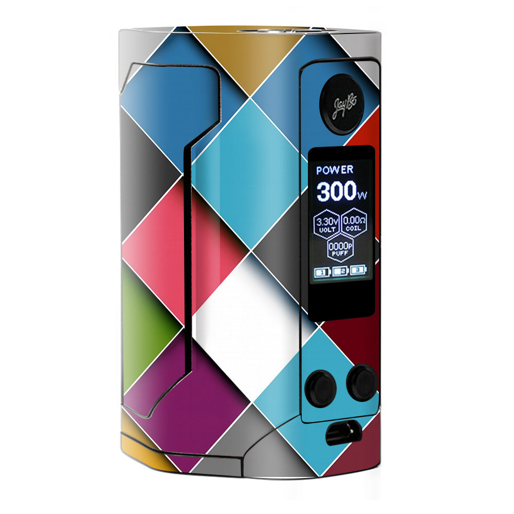  Colorful Geometry Pattern Wismec RX Gen 3 Skin