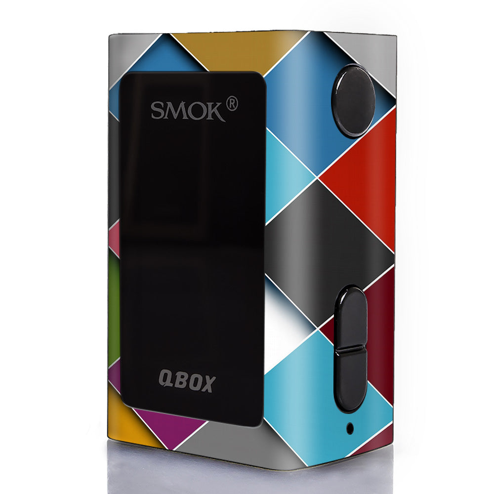  Colorful Geometry Pattern Smok Q-Box Skin