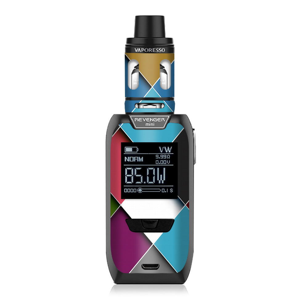  Colorful Geometry Pattern Vaporesso Revenger Mini 85w Skin