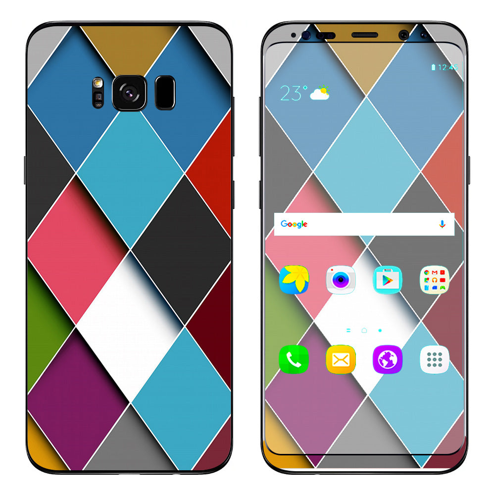  Colorful Geometry Pattern Samsung Galaxy S8 Skin