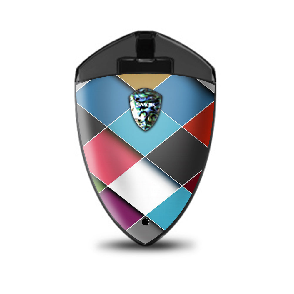  Colorful Geometry Pattern Smok Rolo Badge Skin