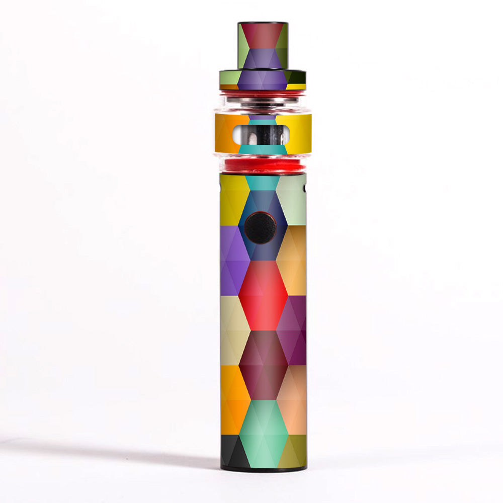  Colorful Geometry Honeycomb Smok Pen 22 Light Edition Skin