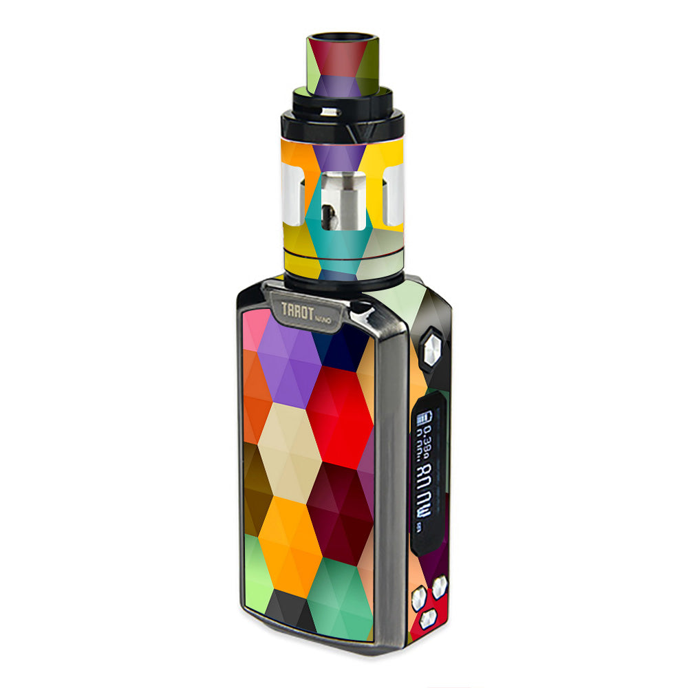  Colorful Geometry Honeycomb Vaporesso  Tarot Nano Skin