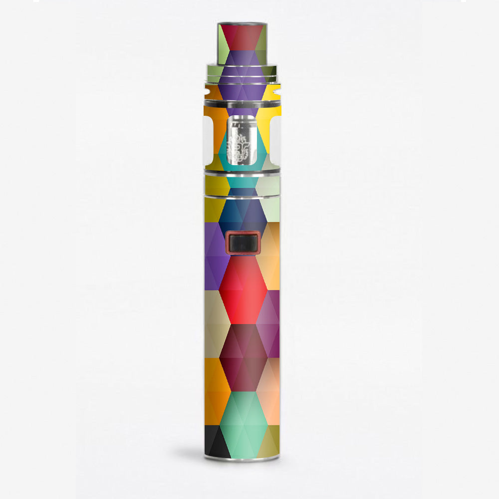  Colorful Geometry Honeycomb Smok Stick X8 Skin
