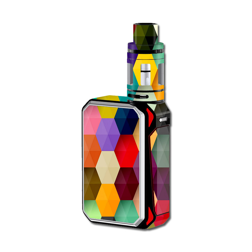  Colorful Geometry Honeycomb Smok G-Priv 220W Skin