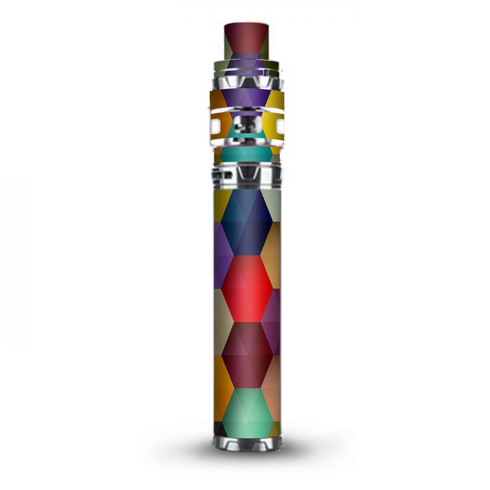  Colorful Geometry Honeycomb Stick Prince TFV12 Smok Skin