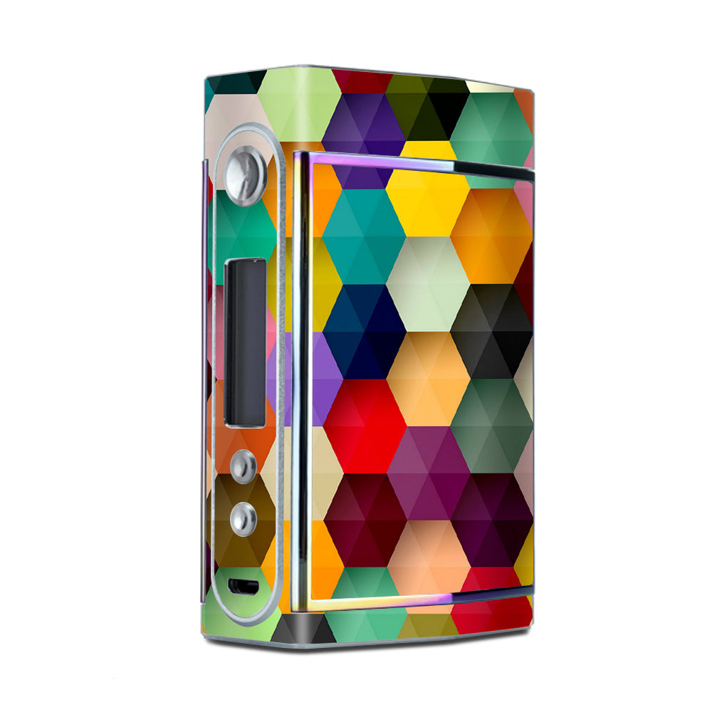  Colorful Geometry Honeycomb Too VooPoo Skin