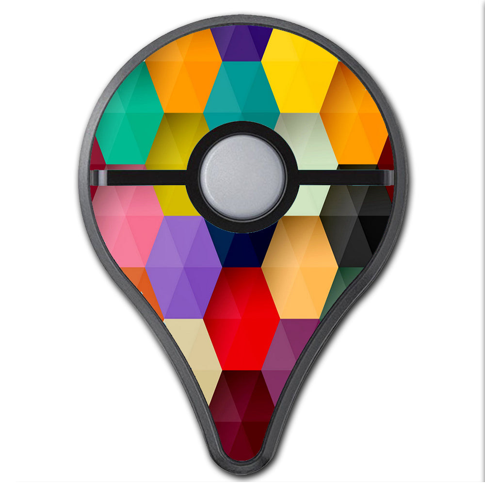  Colorful Geometry Honeycomb Pokemon Go Plus Skin