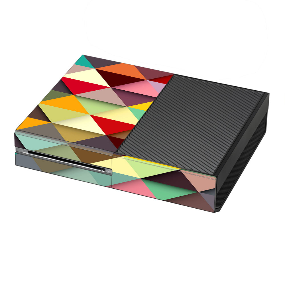  Colorful Triangles Pattern Microsoft Xbox One Skin