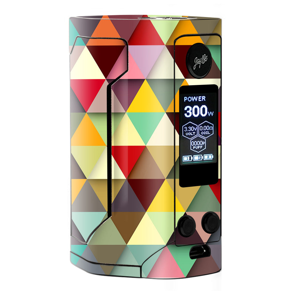  Colorful Triangles Pattern Wismec RX Gen 3 Skin