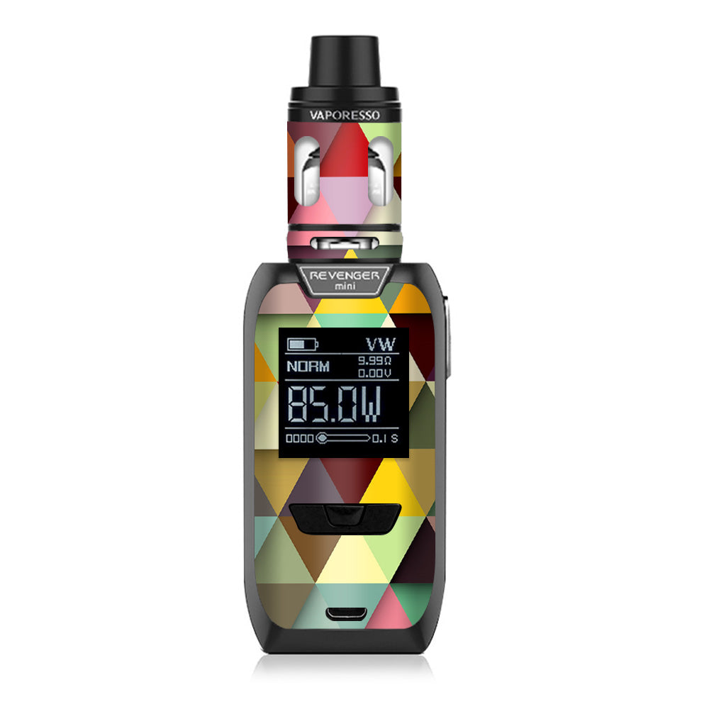  Colorful Triangles Pattern Vaporesso Revenger Mini 85w Skin