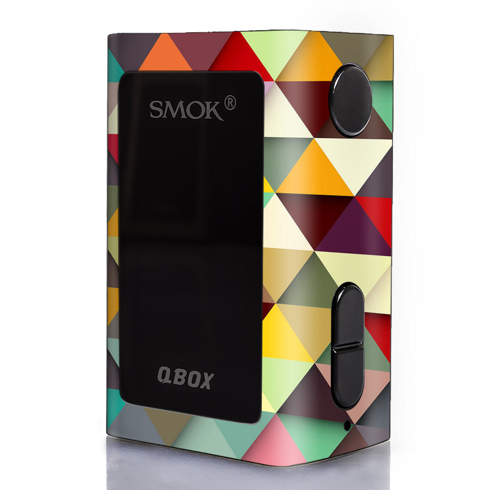  Colorful Triangles Pattern Smok Q-Box Skin