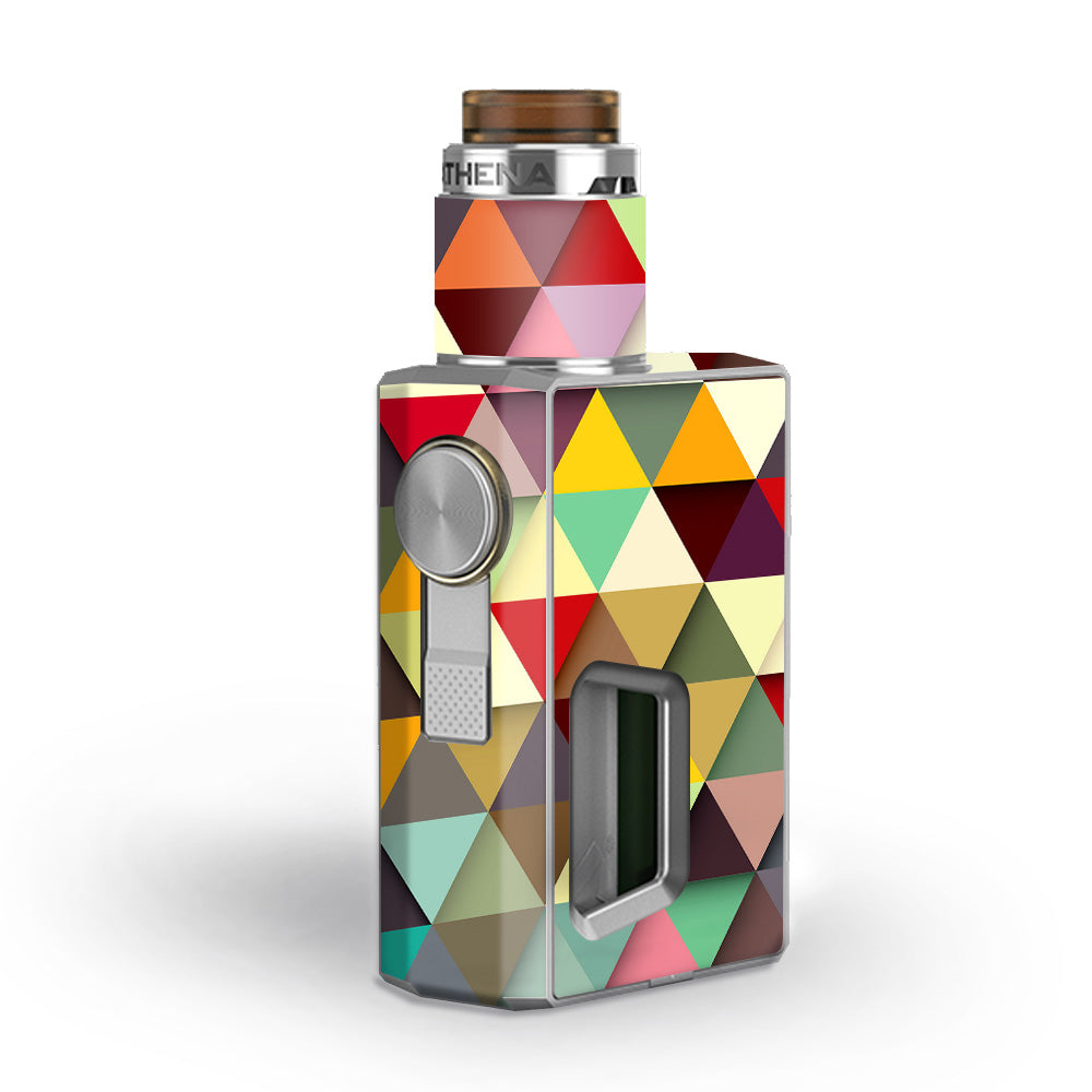  Colorful Triangles Pattern Geekvape Athena Squonk Skin