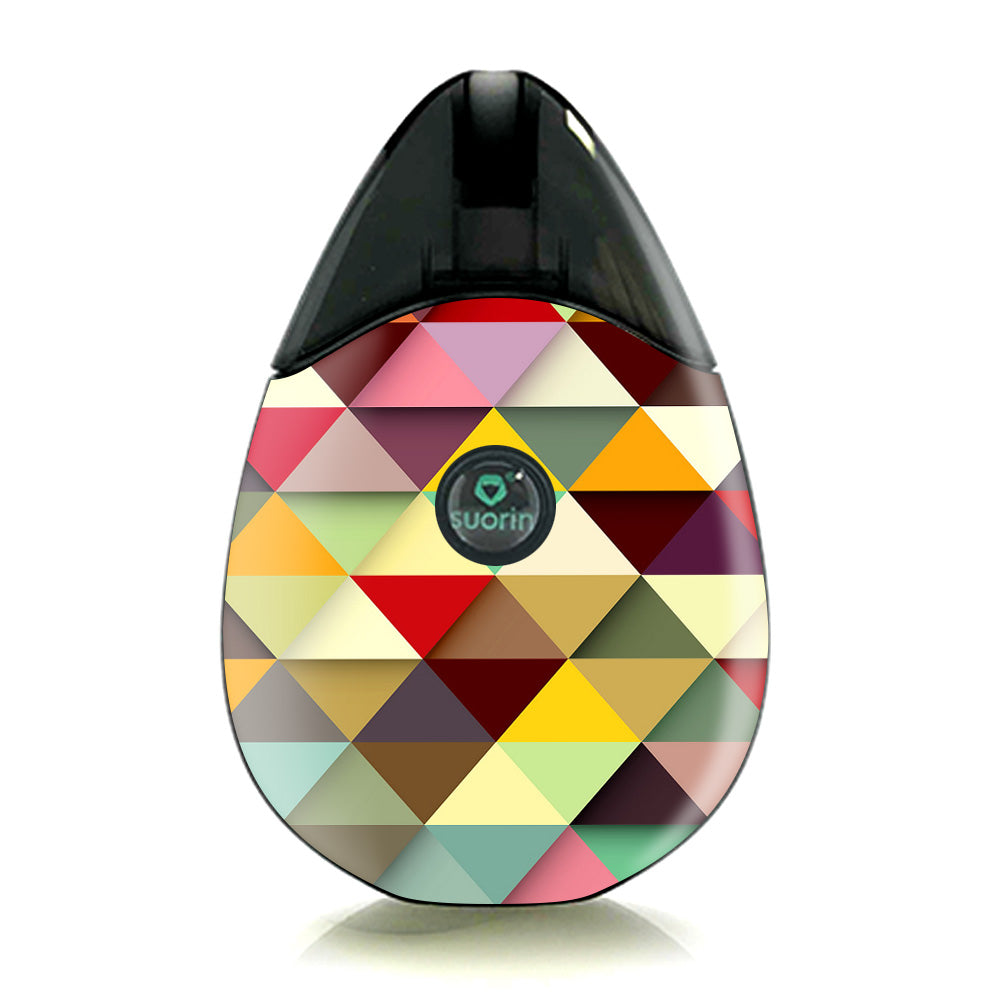  Colorful Triangles Pattern Suorin Drop Skin