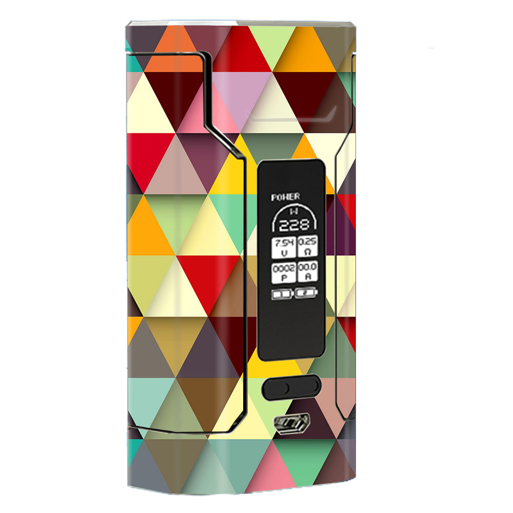  Colorful Triangles Pattern Wismec Predator 228 Skin