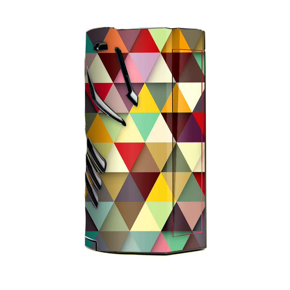 Colorful Triangles Pattern T-Priv 3 Smok Skin