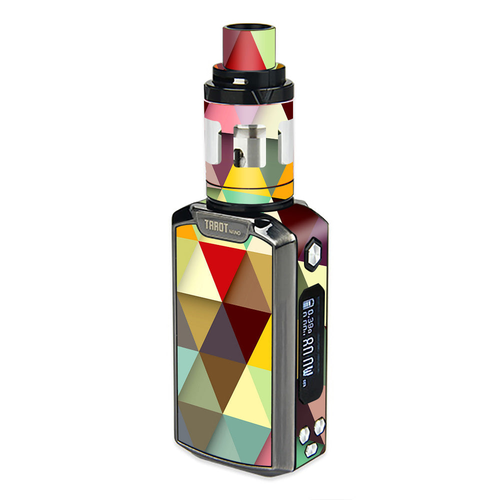  Colorful Triangles Pattern Vaporesso  Tarot Nano Skin