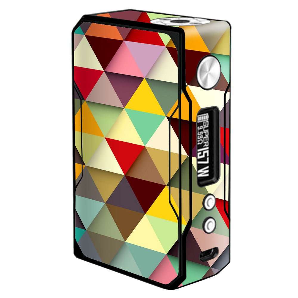  Colorful Triangles Pattern Voopoo Drag 157w Skin