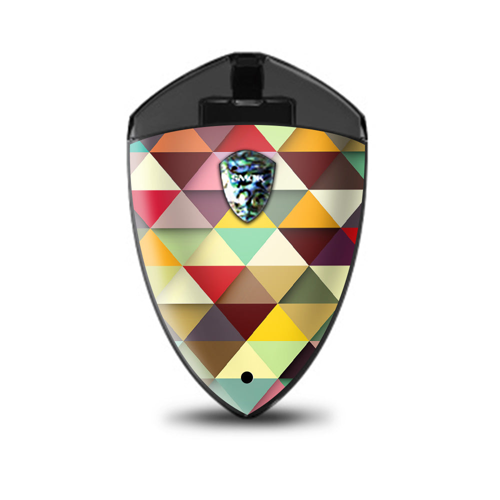  Colorful Triangles Pattern Smok Rolo Badge Skin