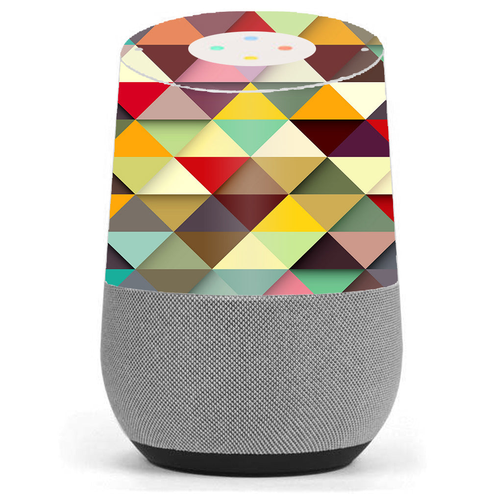  Colorful Triangles Pattern Google Home Skin