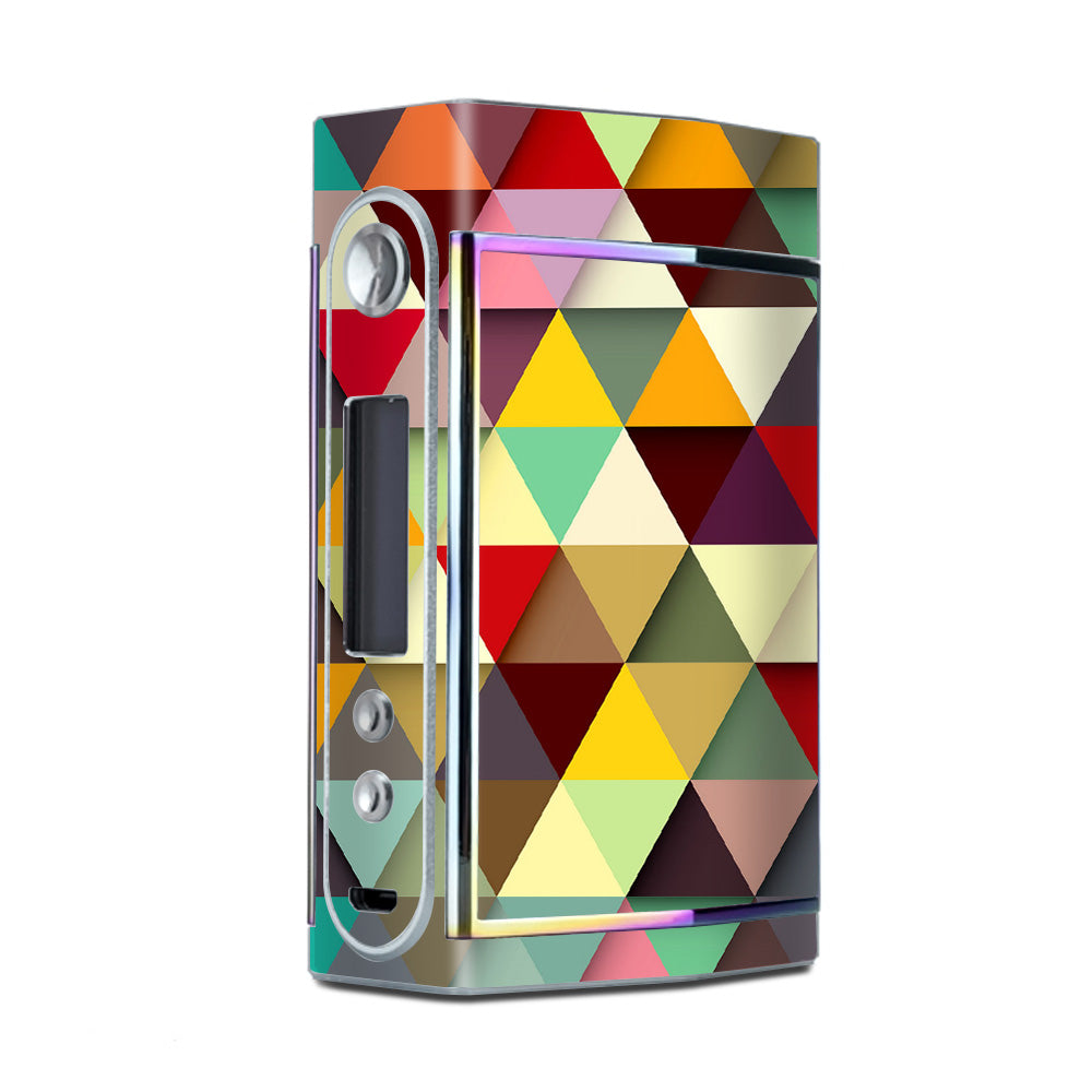  Colorful Triangles Pattern Too VooPoo Skin