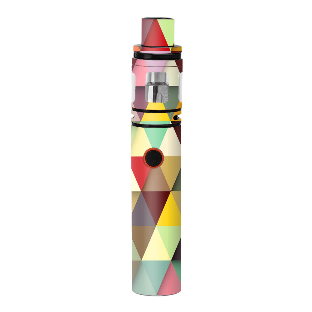  Colorful Triangles Pattern Smok Stick V8 Skin